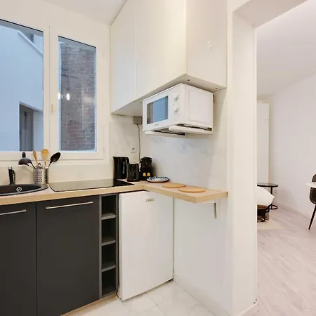 Cocooning Chic Studio In Vincennes Exterior photo